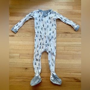 Burt’s Bees footed pajamas 12m